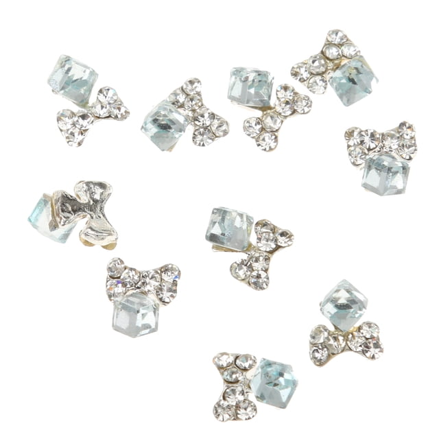 10pcs 3D Nail Art Aleación Rhinestones Peal Joyas Brillo 03 Sunnimix 107876