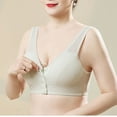thumbnail image 7 of Womens Everyday Bras, Front Closure Bras for Women no Underwire Padded Wireless Comfort Full Coverage Bra with Support Bra M-5XL, 7 of 7