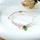 thumbnail image 2 of La nueva pulsera dulce osmanthus más vendida de la temporada, diseño de nicho para niñas, pulsera de hadas Mori, punto de marea femenino 159B, rosa, 2 of 2