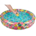 Duck Pond Pool Inflate (3' X 6") Funky Color Inflatable Kiddie Pool