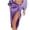Purple, variant on ZVNAΖH Clearance 2025! Skirts for Women Summer Skirts Wrap Hip Short Skirt High Waist Zipper Split A-Line Solid Color Half-body Skirt