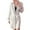 04 White, variant on Awdenio Pajamas for Women Plus Size Fire , Women's New Casual Early Fall Cool Thin Mid Length Bathrobe
