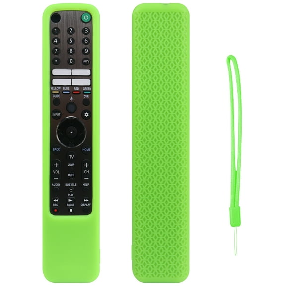 Soft Protective Silicone Remote Case Housing for so-ny RMT-TX500/520U/600U/621U Remotes Non-Slip Shockproof Protective Sleeve Texture Shell with Lanyard
