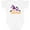 AA-White, variant on Inktastic My First Halloween, Witch Hat, Bats - Purple Black Boys or Girls Baby Bodysuit