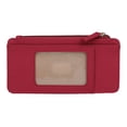 thumbnail image 2 of Cartera Julia Buxton USA Pik-Me-Up® de piel vegana roja, 2 of 2