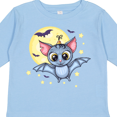 thumbnail image 4 of Inktastic Halloween Bat Boys or Girls Long Sleeve Toddler T-Shirt, 4 of 5