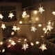 thumbnail image 1 of 100 LED 49 FT Star String Lights, Plug In Fairy String Lights Waterproof, Extendable for Indoor, Outdoor, Ramadan, Wedding Party, Christmas Tree, New Year, Garden Decoration, Warm White Zhivalor Lámparas de Techo, 1 of 5