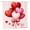 Color 5, variant on Joocen Polyester Shower Curtain Heart Balloons With Bow For Home Bathroom Bath Tub Decoration 72x72 inch