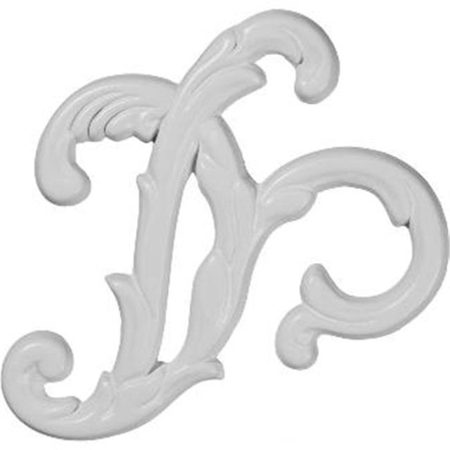 Ekena Millwork ONL07X02OD-R 7.75 In. H X 2.75 In. W Architectural accent - Odessa Scroll Onlay, Right