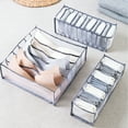 thumbnail image 2 of Amdohai Underwear Organizer Bra Organizer Foldable Drawer Organizer Storage Boxes for, 2 of 7