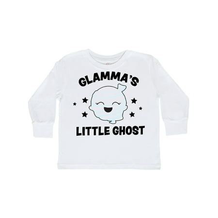 

Inktastic Cute Glamma s Little Ghost with Stars Gift Toddler Toddler Girl Long Sleeve T-Shirt