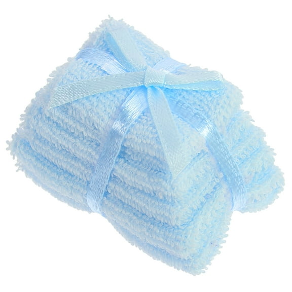 WESIEVYA Small Bathroom Towels Decorative Mini Bath Towel Set White Cloth 1 Set 1.8x1.2x1.2in