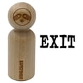 thumbnail image 1 of Exit Fun Text Rubber Stamp for Scrapbooking Crafting Stamping - Small 3/4 Inch, 1 of 7