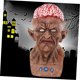 thumbnail image 1 of Halloween Men Horrific Mask Devil Latex Mask Haunted House Skull High Rise Invasión Gritos Máscara Prom Props Costume Mask Horror Mask Skeleton Man Makeup, 1 of 5