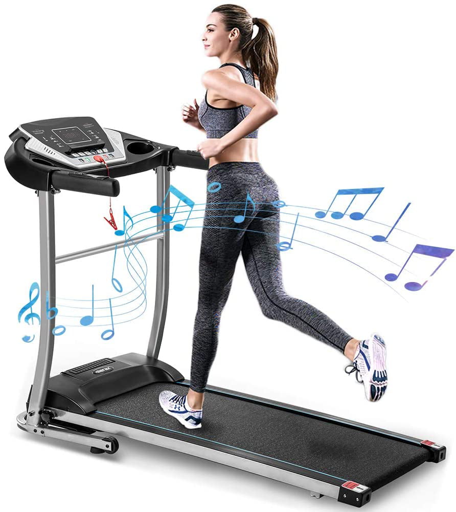 2.0 HP Folding Treadmill with LCD Display Walking Running Machine for Home&Gym 