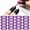 Purple, variant on 40Pcs No Mess Nail Polish Stickers - U-Shaped Peel Off Barrier Tape, Spill Proof Cuticle Protector for Fingers, Disposable Nail Art Tool to Keep Skin Clean, Red