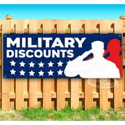 Military Discounts 13 oz Vinyl Banner With Metal Grommets