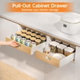 1 Pcs 20" Width 21" Deep Expandable Slide Out Drawers for Kitchen ...