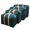 thumbnail image 1 of Bolsa de almacenamiento Laklulu de 4 piezas, organizador de armario grueso, suave y transpirable para ropa de cama, edredones, almohadas, mantas, ropa, 1 of 6