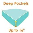 thumbnail image 2 of 6 pc Sheet set Deep Pocket Up to 16" King Gold, 2 of 5