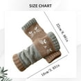 thumbnail image 3 of Women's Gloves, Embroidery Splicing Knitted Gloves, Fashion Leaky Finger Casual Gloves, Winter Gloves for Women, Daily, Cold Weather, Stylish & Warm Baberdicy, Ideal for Women, 3 of 8