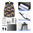 thumbnail image 4 of Balery Burning Rugby Balls Mochila para Mujeres y Hombres, Mochila Ligera Casual para Viajes, Mochila Clásica Básica para la Universidad, 4 of 6