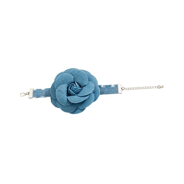 Pulsera de flores grandes, pulsera de moda, ligera, duradera, ajustable, pulsera de cadena, pulsera DIY para mujer, brazalete para fiesta, señoras,