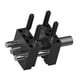 thumbnail image 2 of Mini tornillo de banco con 4 varillas metálicas, fácil de usar, multifuncional, tornillo de banco de mesa ajustable para modelos, manualidades, reloje, 2 of 9