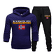 thumbnail image 3 of Nuevo chándal de otoño e invierno para hombre y mujer, sudadera con capucha y pantalones, conjunto de 2 piezas, moda de tendencia, ropa deportiva Y2K, sudaderas, 3 of 5
