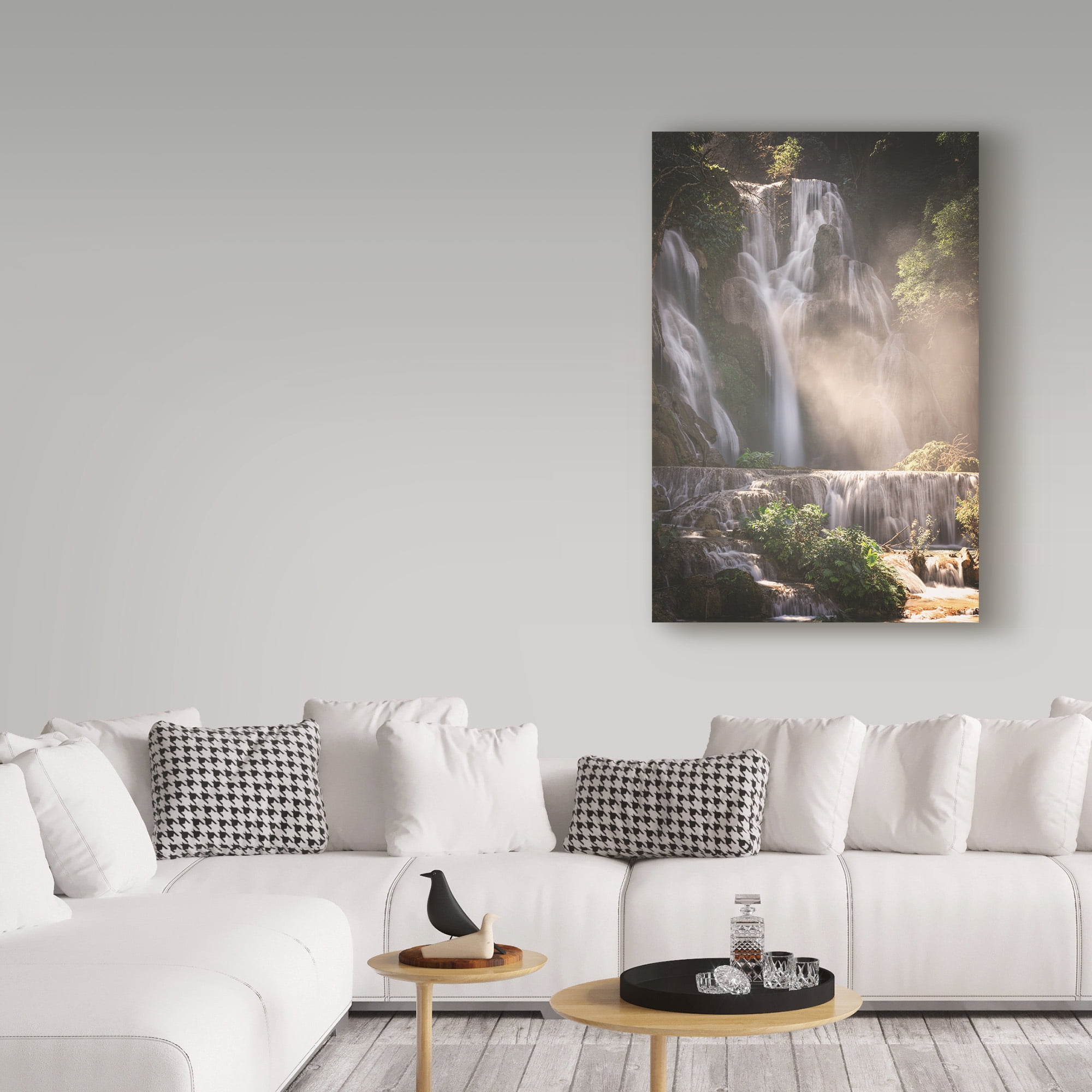 Trademark Fine Art 'Kuang Si Falls' Canvas Art by Philippe Sainte-Laudy