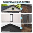 thumbnail image 3 of DNYKER 10 x 12 FT Resin Outdoor Storage Shed, All-Weather Plastic Garden Shed with Floor, Lockable Doors & Windows, Plastic Tool Shed for Poolside, Backyard, Patio, 3 of 8