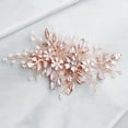 thumbnail image 3 of Épingles de Mariée en Or Accessoires de Clips de Mariage Peigne Diamant Perles de Cheveux, 3 of 5