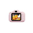 thumbnail image 2 of Cámara para niños X2 Mini cámara para niños Pantalla a color HD de 2 pulgadas Mini cámara recargable Cámara de video Cámara encantadora con tarjeta de memoria de 32GB Rosa Romacci Cámara para niños, 2 of 6