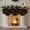 Black, variant on Winter Christmas Fireplace Mantle Banner,Red Background Fabric Holiday Decoration,Fireplace Scarf with Christmas Tree Gift Box Snowflake,Polyester Material,Easy to Install and Clean