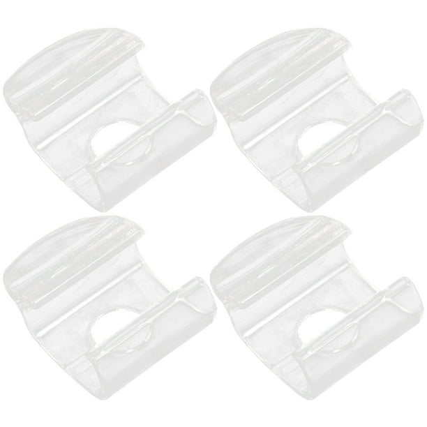 4pcs Roller Shade Hardware Hem Grips Roller Blinds Shades Transparent