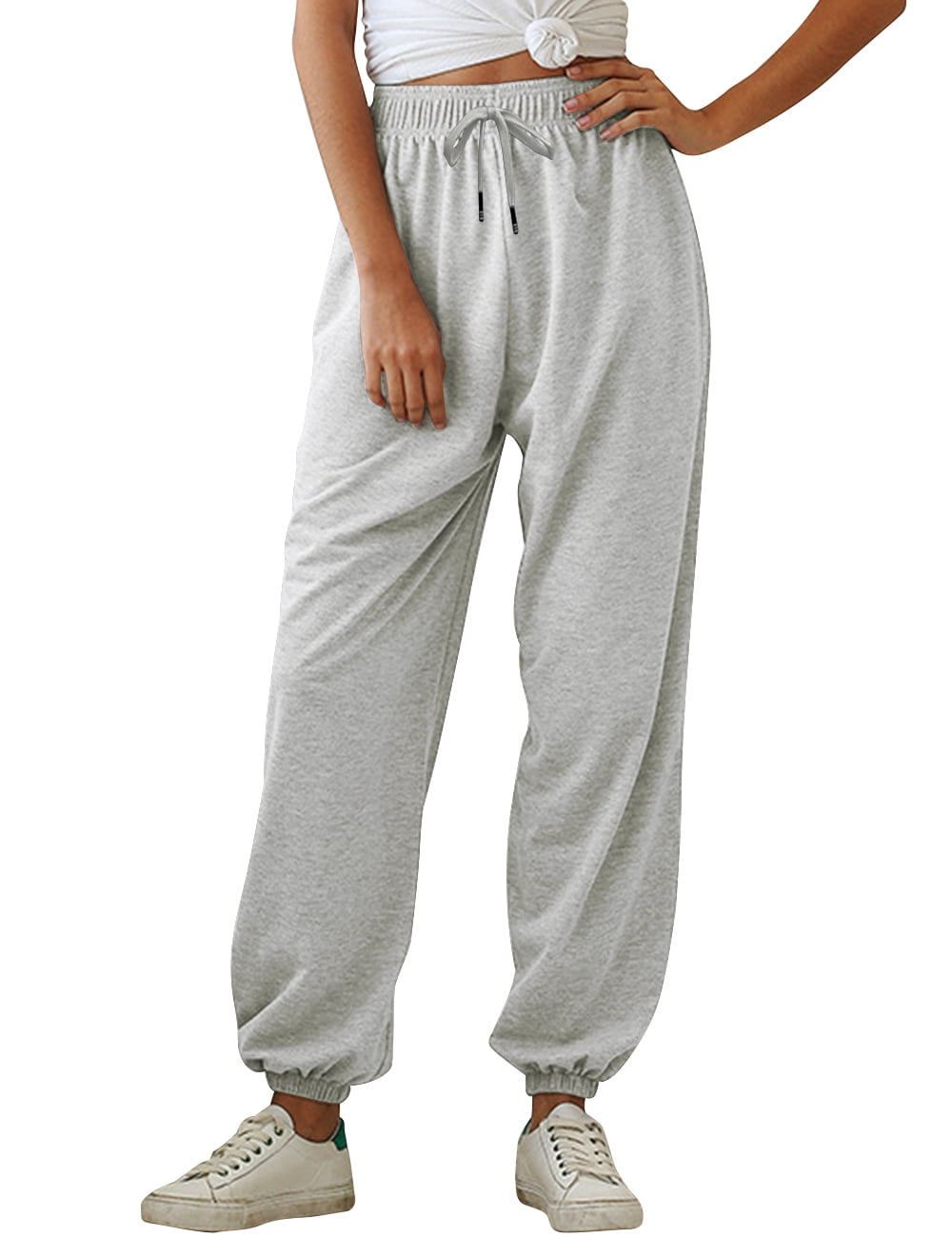 Yidarton Women's Sweatpants,Cinch Bottom Sweatpants for Women with ...