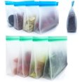 thumbnail image 1 of Sacs de Stockage de Nourriture Réutilisables 8pcs, 28 * 25.5 * 5cm, Couleur Aléatoire, 1 of 5