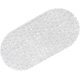 thumbnail image 1 of Alfombrilla de baño antideslizante para baño, alfombrilla de baño ovalada de plástico antideslizante con ventosas (transparente) brillar Electrónica, 1 of 4