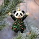 thumbnail image 5 of Seyotauo Cute Pet Pattern Acrylic Christmas Ornaments 3.15x3.15 Inch Double-Sided Pattern, Easy to Hang Christmas Tree Decorations Indoor, Festive Holiday Christmas Decor Gifts for Family Colleagues, 5 of 9