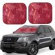 thumbnail image 1 of Fotbe Abstract Red Marble Juego de 2 Piezas de Parasoles para Parabrisas | Bloqueador Solar para Auto | Accesorios Plegables para Protección Solar Interior-Medium, 1 of 6
