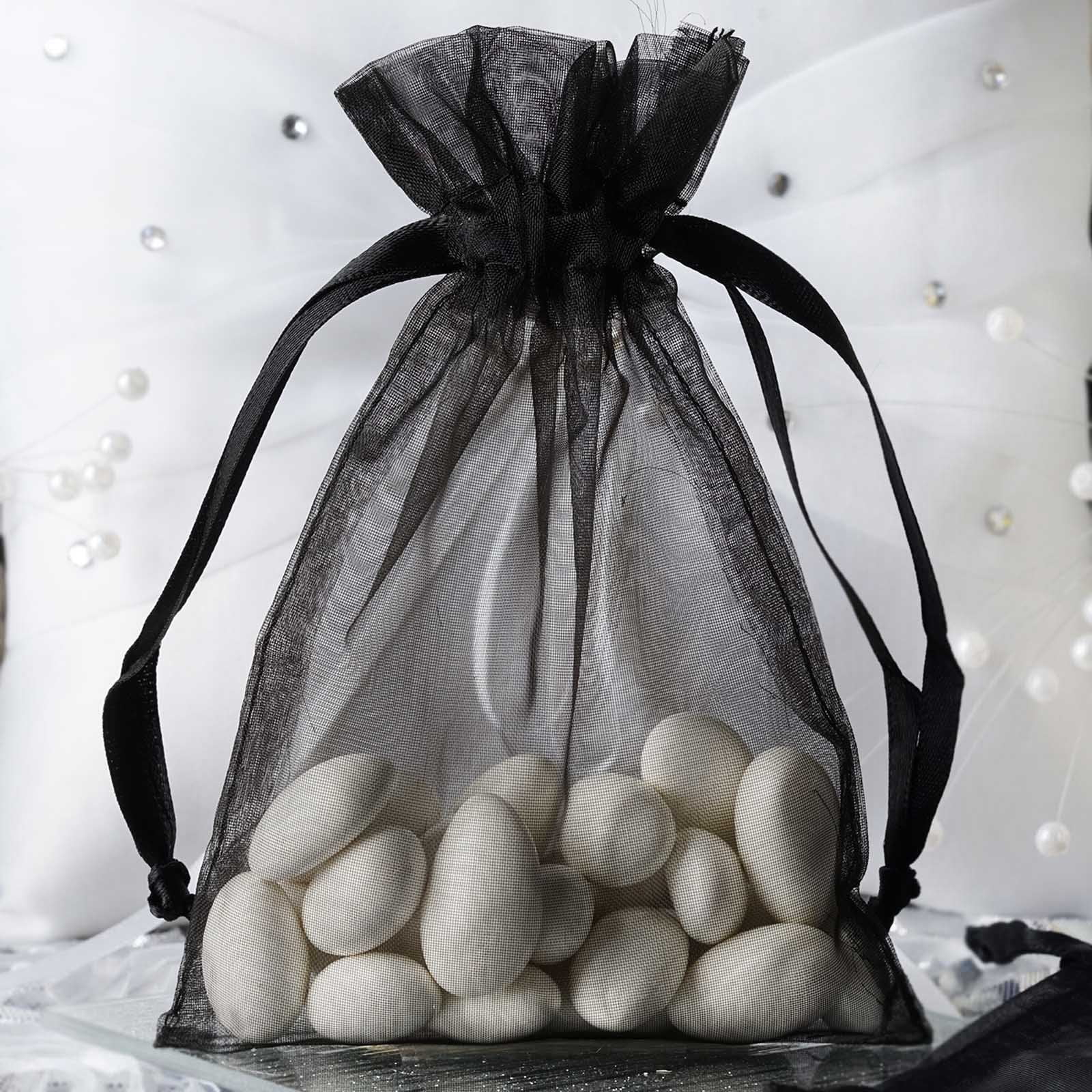 4/"x6/" 10PCS BLUSH Organza Gift Bag Drawstring Pouch Treat Jewelry Bags