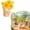F, variant on Z52LingLing Decoration Sunflower-Seed Cat with Flower Collar Miniature in Micro-Landscape - Resin Sweet Decor for Desk, Terrarium, Dollhouse, or Diorama