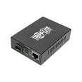 thumbnail image 2 of Tripp Lite by Eaton Gigabit SFP Fiber to Ethernet Media Converter, POE+, International Power Cables, 10/100/1000 Mbps - 1 x Network (RJ-45) - Single-mode, Multi-mode - Gigabit Ethernet - 10/100/100..., 2 of 4