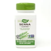 Nature's Way Senna Leaves 450 mg Non-GMO Project Verified, Tru? ID Certified, 100 Ct