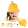 thumbnail image 4 of 1Pcs Kids Fishing Cap Bucket Shape Sun Protection For Beach Day Cotton Polyester Toddler Hat, 4 of 8