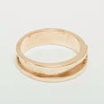 thumbnail image 3 of LBG British Made 10k Rose Gold Natural Ruby Mens Band Ring - 25 size options - Size 10.75, 3 of 6