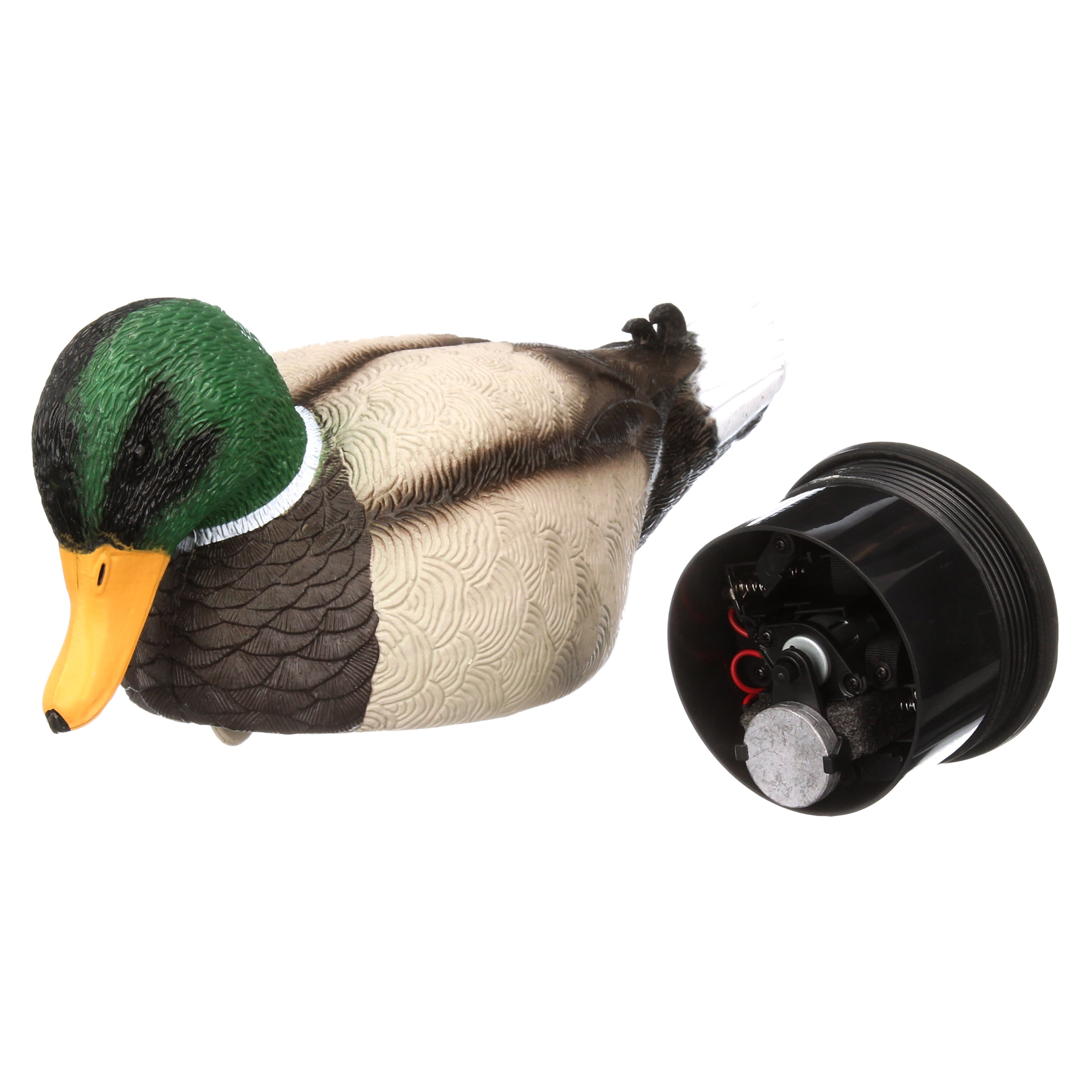 (2 pack) Mojo Outdoors, Rippler Floating Motion Mallard Drake,  Duck Decoy,  HW2443, 2.5 Pounds