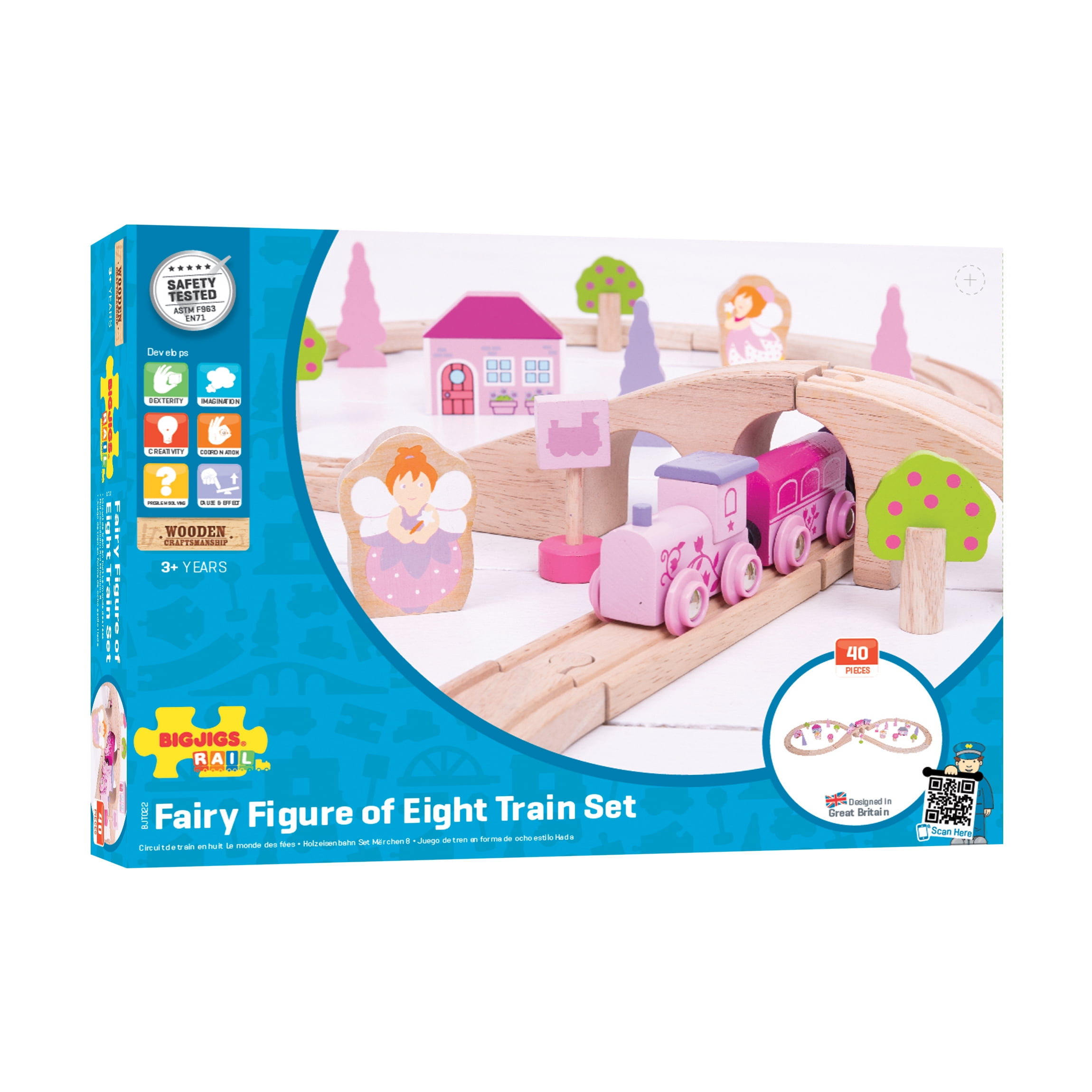 bigjigs fairy figure of eight train set