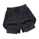thumbnail image 5 of Pantalones cortos de entrenamiento para hombre, de doble capa, con cordón ajustable para verano, para hacer ejercicio SG, 5 of 8