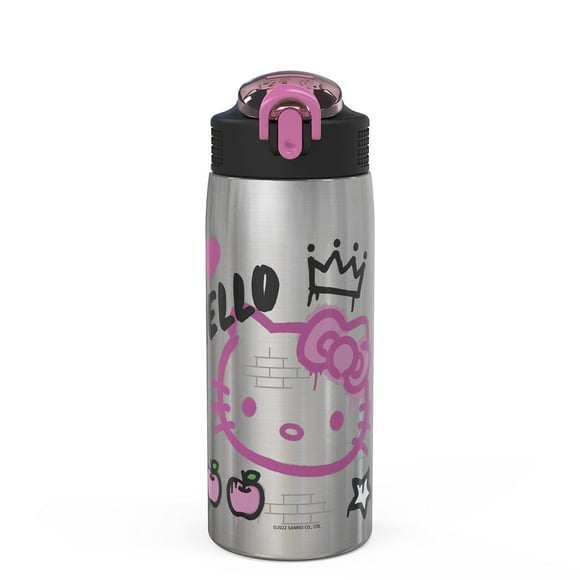 Botella de agua Zak Designs Sanrio Hello Kitty 560 ml de acero inoxidable